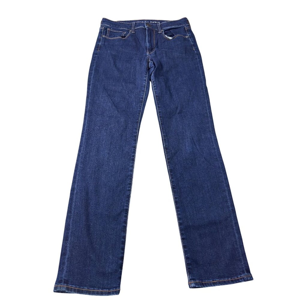 American Eagle Womens Super Stretch Regular Fit Jeans Size 6 - Picture 1 of 12